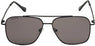 Fastrack Men's Square Sunglasses, Grey Lens, UV protected, M253BK1