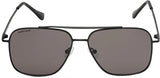 Fastrack Men's Square Sunglasses, Grey Lens, UV protected, M253BK1
