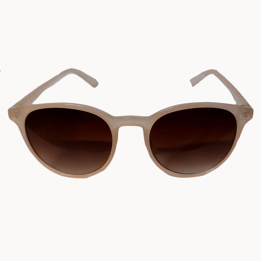 Fastrack, Women's Round Sunglasses, Brown, P469BR3
