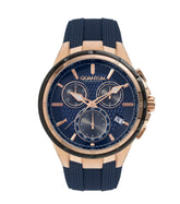 Quantum, Men's, Analog Watch, Blue Dial, with Silicone Band, QU-PWG953.069