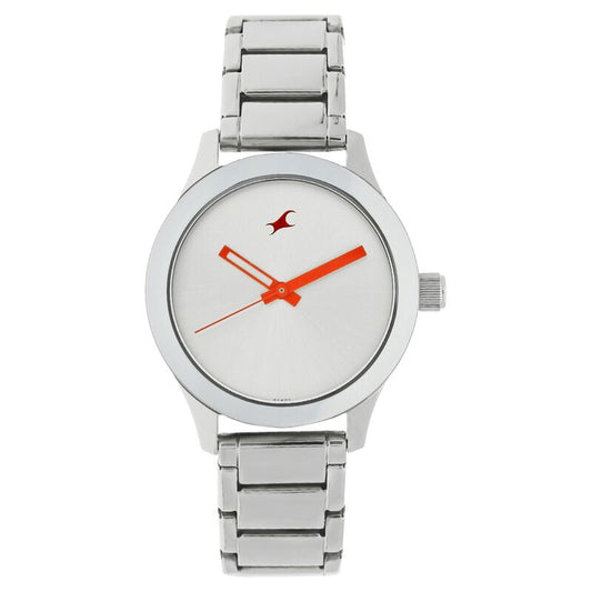 Fastrack, Men's, Analog Watch, Silver Dial, with Stainless Steel Band, FA-6078SM02