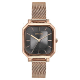 Sonata SO-87072WM01 gold dial women watch