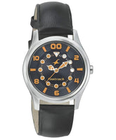 Fastrack, Women's Watch Analog, Black Dial Black Leather Band, 6116SL02