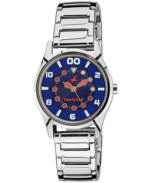 Fastrack, Men's, Analog Watch, Blue Dial, with Stainless Steel Band, FA-6116SM01