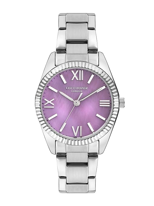 Lee Cooper LE-LC07868.380 silver dial women watch