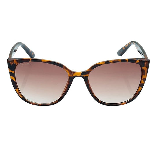 Fastrack Women's Rectangular Sunglasses, Brown Lens, UV protected, P473BR2
