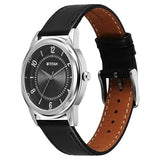 Titan Karishma Zing Men's Watch Analog Black Dial with Black Leather Strap, 1638SL02