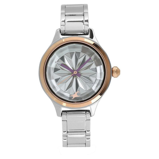 Fastrack, Men's, Analog Watch, White Dial, with Stainless Steel Band, FA-6132KM01