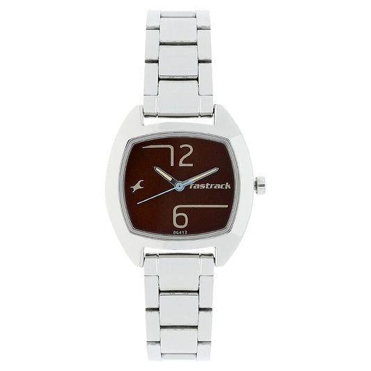 Fastrack, Men's, Analog Watch, Silver Dial, with Stainless Steel Band, FA-6162SM02