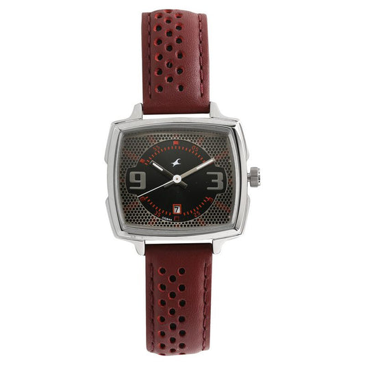 Fastrack, Men's, Analog Watch, Black Dial, with Leather Band, FA-6167SL01