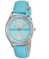 Fastrack, Women's Watch Analog, Blue Dial Blue Leather Band, 6169SL02