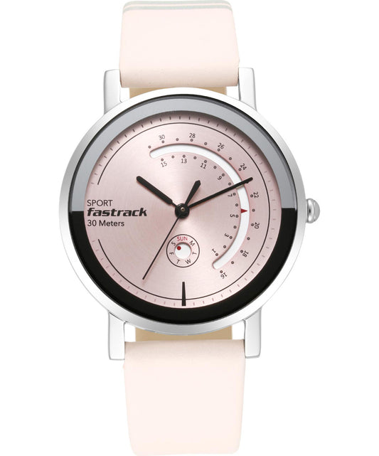 Fastrack, Men's, Analog Watch, with Leather Band, FA-6172SL03
