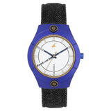 Fastrack, Women's Watch Analog, White Dial Denim Strap, 6178AL01