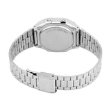 Casio Men's Watch Vintage Collection Digital, Blue Dial With Silver Stainless Steel Strap, A168WA-3AYDF
