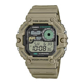 Casio Men's Watch Digital Dial with Brown Resin Band, WS-1700H-5AVDF
