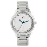 Fastrack, Women's Watch Analog, White Dial Stainless Steel Strap, 6190SM01