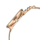 Fastrack Fleek Women's Watch Analog Green Dial with Rose Gold Stainless Steel Band, 6300WM02