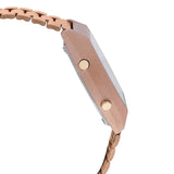 Casio Unisex Watch Vintage Collection Digital, Rose Gold Dial Rose Gold Stainless Steel Strap, B640WC-5ADF