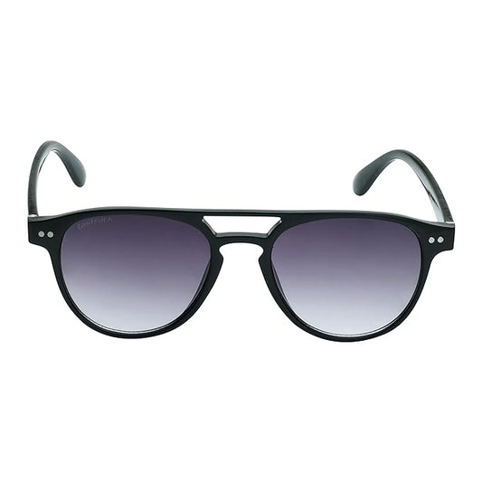 Fastrack Unisex Round Sunglasses, Grey Lens, UV protected, P472GY1