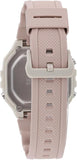 Casio,Women's Watch Digital, White Dial Pink Resin Band, W-218HC-4A2VDF