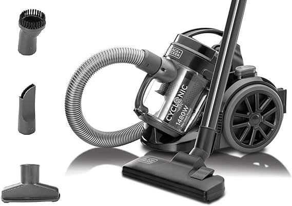 Black+Decker, Dustbowl Bagless Multicyclonic Vacuum Cleaner 1400 Watts, VM1480