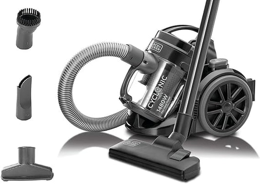 Black+Decker, 1400 Watts Dustbowl Bagless Multicyclonic, Vacuum Cleaner , VM1480 Vacuum Cleaner BL-VM1480
