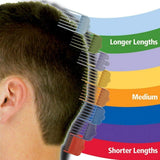 Wahl Color Pro Corded Hair Clipper Model 79400-627 | Easy Haircutting with Color-Coded Guide Combs