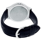 Casio, Men's Watch Analog, Black Dial Black Leather Band, MTP-V300L-1AUDF