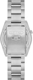 Seiko Men's Mechanical Watch Analog, Blue Dial Silver Stainless Band, SNKD99K