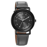 Titan Workwear Men's Watch Analog Anthracite Dial with Black Leather Strap, 1884NL01