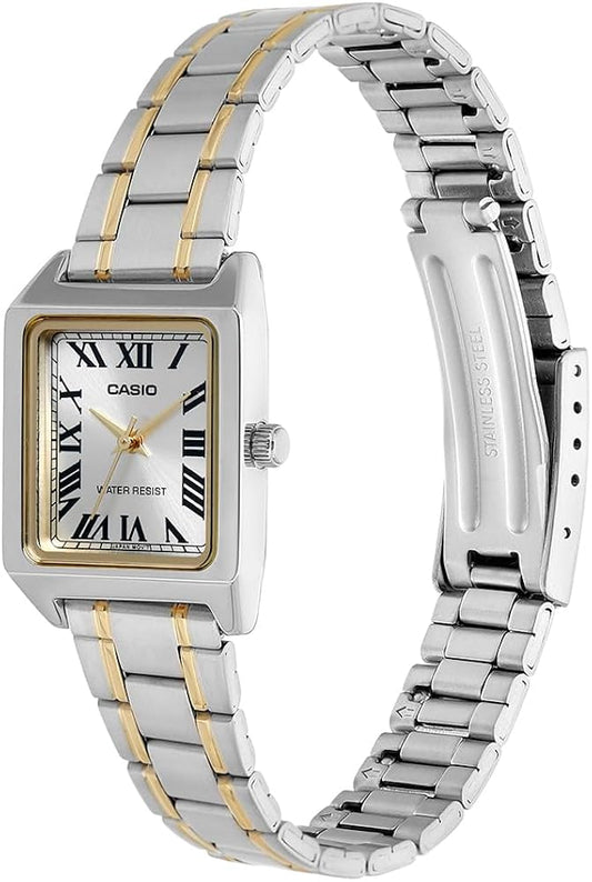 Casio Women's Watch Analog Silver Dial With Silver Stainless Band, LTP-V007SG-9BUD product image