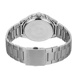 Casio Men's Watch Analog White Dial with Silver Stainless Steel Band, MTP-1374D-7A2VDF