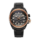 Titan Zero Hour Diver's Men's Analog Watch Black Dial Black Stainless Steel Band 200M Water Resistant 10068KM02