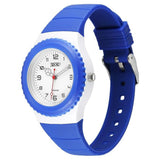 Zoop By Titan Sport Kid's Watch Analog White Dial with Blue PU Strap, 16031PP03