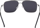 Fastrack Unisex Aviator Sunglasses, Grey Lens, Polarised and UV protected, M253GY10P - image 4