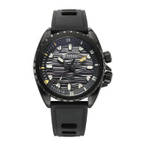 Titan Zero Hour 10068NP01 Black dial Black FKM rubber strap men's diver watch