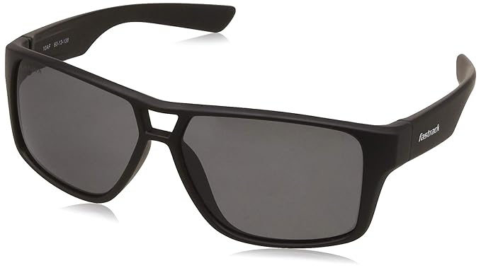 Fastrack, Men's Square Sunglasses, Black, P419BK4P