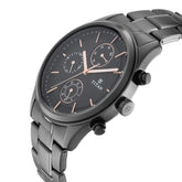 Titan Men's Workwear Watch with Black Dial & Black Stainless Steel Strap, 1805NM01
