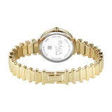 Titan Raga Spotlight Women's Quartz Analog Watch, Cream Dial, Gold Metal Strap, TI-95431YM01