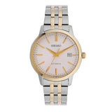 SEIKO Automatic Men's Watch with Date, Silver dial and silver stainless strap,SRPH92K