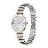 Titan Raga Spotlight Women's Quartz Analog Watch, Silver Dial, Silver Metal Strap, TI-95431KM01