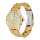 Casio, Men's Watch Analog, Gold Dial Gold Stainless Steel Band, MTP-V300G-9AUDF