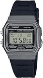 Casio, Unisex Watch Digital,Black Dial Black Resin Band, F-91WM-1BDF