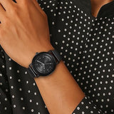 Titan Workwear Men's Watch Analog Anthracite Dial with Black Mesh Band, 1884NM01