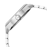 Fastrack Fleek Men's Watch Analog Black Dial with Silver Stainless Steel Band, 3313SM01