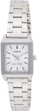 Casio, Women’s Watch Analog, White Dial Silver Stainless Band, LTP-V007D-2EUDF
