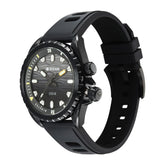 Titan Zero Hour 10068NP01 Black dial Black FKM rubber strap men's diver watch