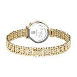 Titan Raga Spotlight Women's Quartz Analog Watch, Cream Dial, Gold Stainless Steel Strap, TI-95432YM01