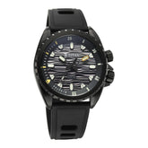 Titan Zero Hour Diver's 200M Quartz Watch for Men, Black Dial with Black FKM Rubber Strap, 10068NP01