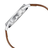 Fastrack Stunners Men's Watch Analog Blue Dial Brown Leather Strap, 3305SL01